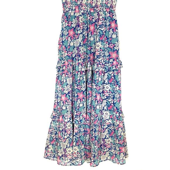 Banjanan Iris Smocked Floral-Print Maxi Dress - Picture 10 of 12
